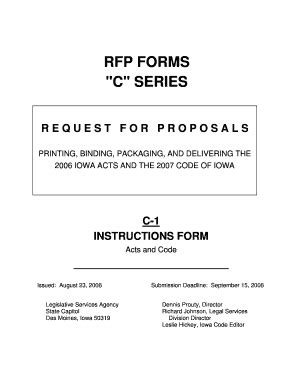 Fillable Online legis iowa C-1 Instructions Form - State of Iowa ...