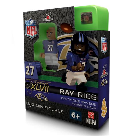 NFL Baltimore Ravens Ray Rice AFC Champs OYO Figure : Amazon.in: Sports ...