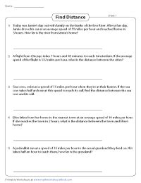 Rate Distance Time Worksheets 的图像结果