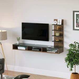 BLUEWUD Primax TV Unit with Storage Shelves for Decor Display Upto 42 ...