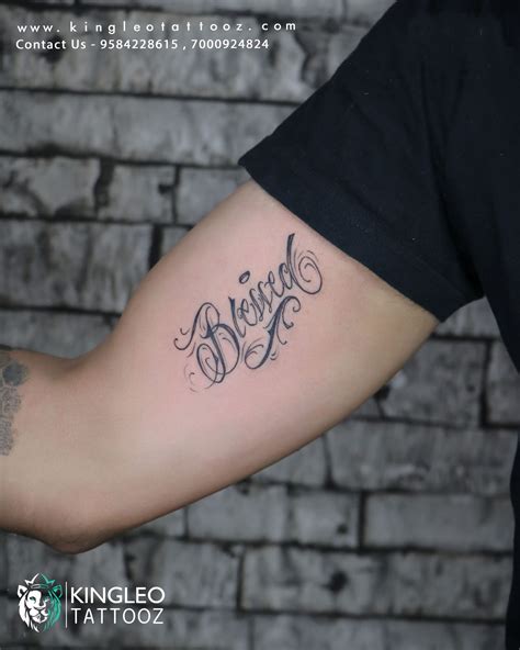 Script Tattoos - Express Yourself with Words and Letters - Kingleo Tattooz