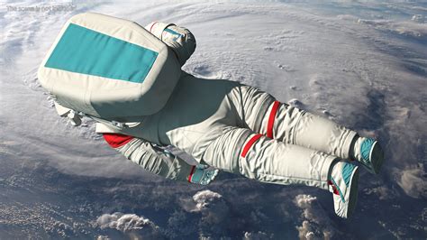 Modern Spacesuit on Astronaut Waving Pose Fur 3D Model $149 - .max - Free3D