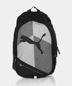 PUMA Echo Pl 19 L Backpack Black And White - Price in India | Flipkart.com