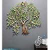 Microtex Metal Big Wall Hanging Home Decor Tree for Home (37X2X37 inch ...