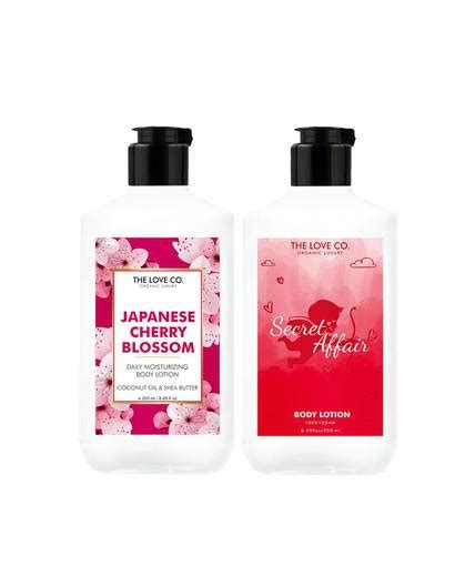 Japanese Cherry Blossom + Secret affair Body Lotion Combo Pack of 2 ...