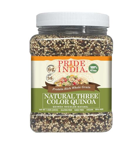 Pride Of India - Natural Three Color Quinoa - 100% India | Ubuy