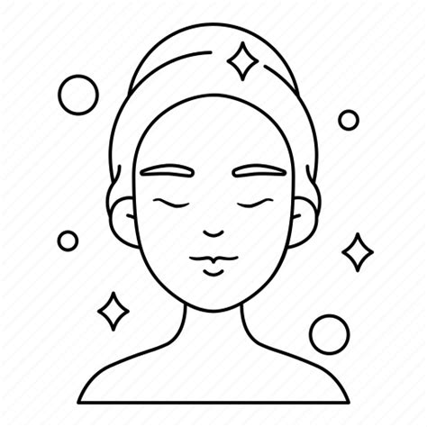 Healthy, skin, healthy skin, woman, girl, skincare, beauty icon ...