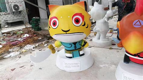 法治文化吉祥物玻璃钢卡通动物十二生肖雕塑像零售厂家_深圳港城雕塑-站酷ZCOOL