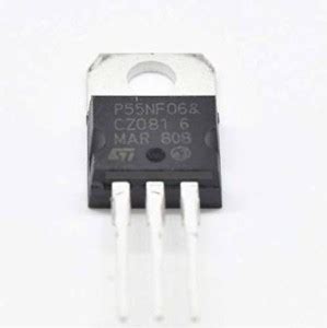 Priya (Pack of 4) STP55NF06/ N-CHANNEL POWER MOSFET T-220 Electronic ...