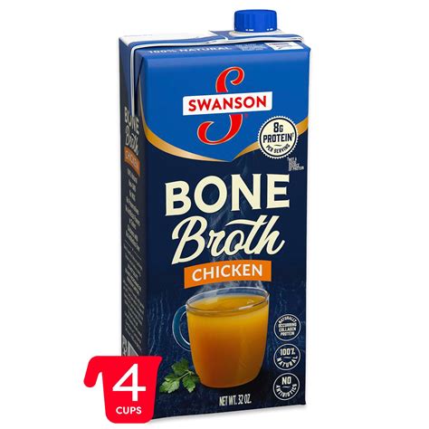 Dairy Free? Swanson Gluten Free Chicken Bone Broth - 32 fl oz | Spoonful