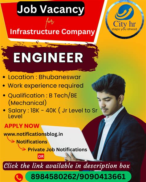 Job Profile Details & Registration Process: ENGINEER