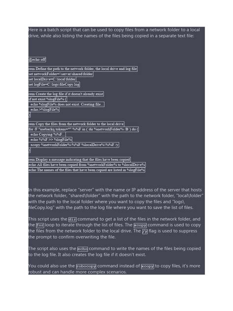 Image result for Batch Script to Copy Files to Another Folder