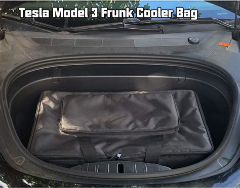 Buy Compatible with Tesla Model 3 Model X Frunk Cooler Bag, Front Trunk ...