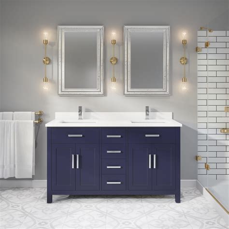 Spa Bathe Blue Bathroom Vanities at Lowes.com