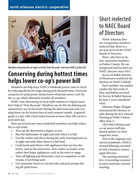 2021 North Arkansas Electric Arkansas Electric Center Pages by Inside ...