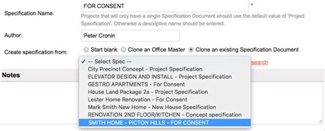 Image result for Masterspec Full Specification Example
