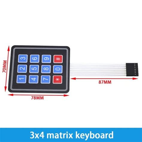 Universal Key Matrix Module Membrane Switch Keypad [Flexible]
