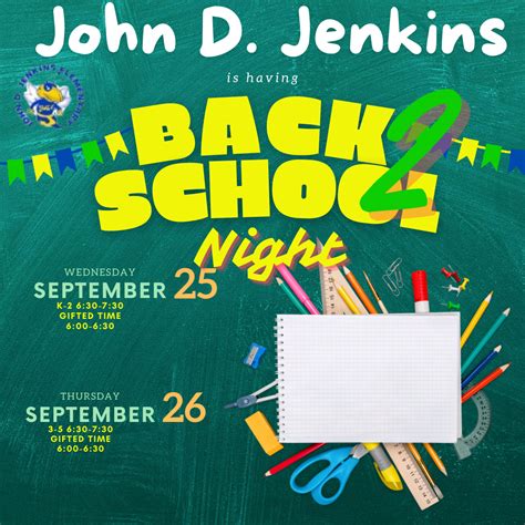 Back to School Night - Jenkins Elementary School