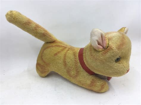 Vintage Orange Tabby Cat Stuffed Animal Plush - Etsy