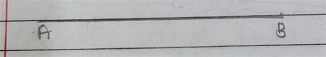 Drawn a line segment of length 6.2 cm using a ruler - Brainly.in