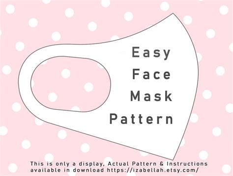 Image result for Make Easy Face Mask Pattern