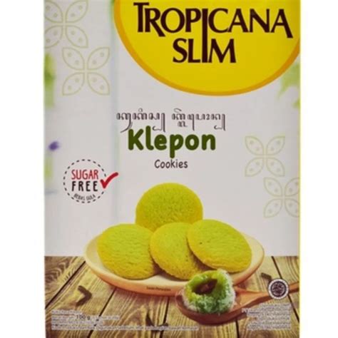 Jual Tropicana slim cookies Korean Hokkaido Klepon 100gr free sugar ...