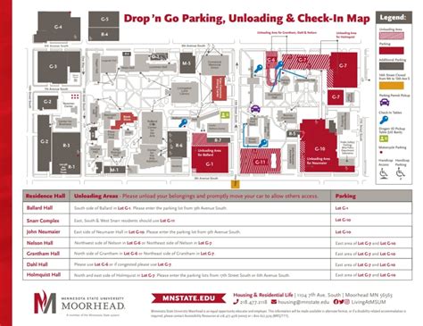 Minnesota State University Moorhead Campus Map - All Maps