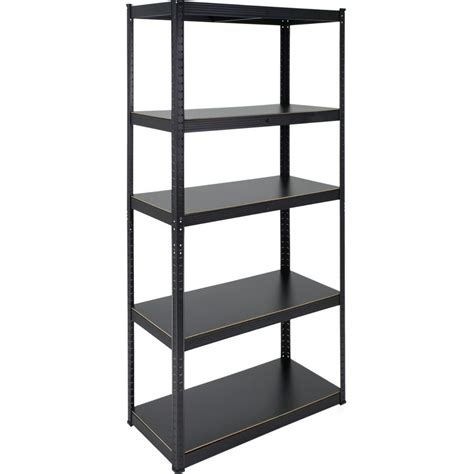 Estante Anaquel Rack Repisas Rack and Pack 5 Niveles Metalico Negra | Bodega Aurrera en línea