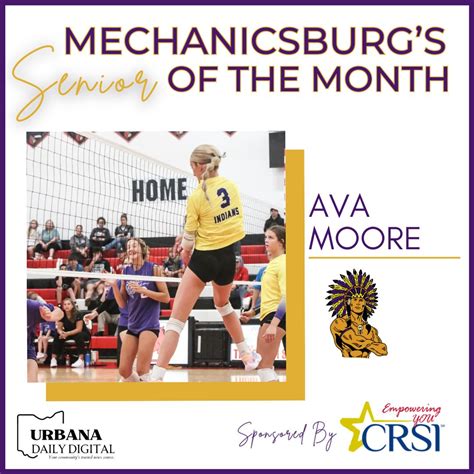 Mechanicsburg's Senior of the Month, Ava Moore - Urbana Daily Digital