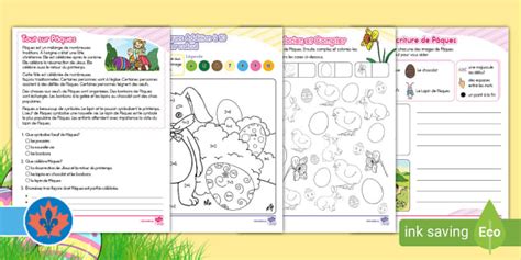 Easter in Canada French Primary Worksheets | Twinkl CA