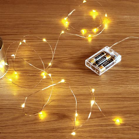 Image result for Battery LED String Lights