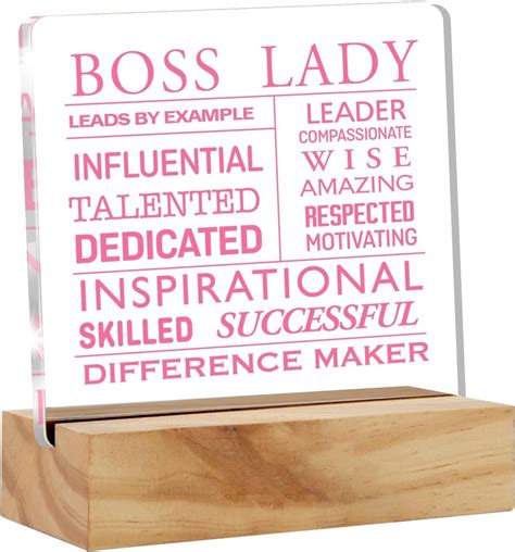 Bs amor Inspirational Boss Appreciation Gift Boss Lady Gifts for Women ...