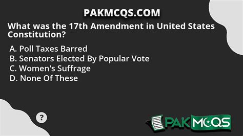 Image result for 17th Amendment Explained