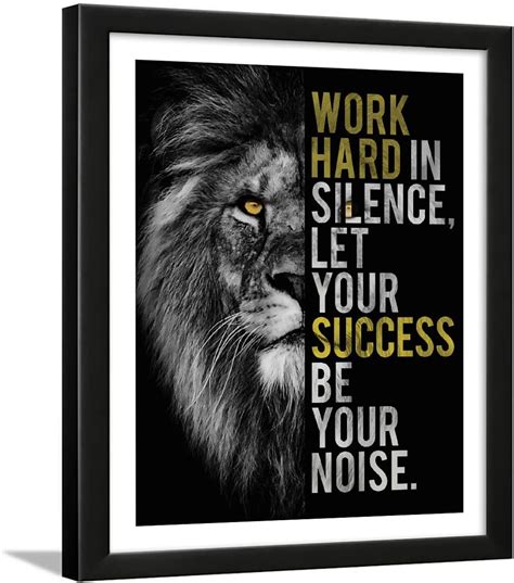 Chaka Chaundh Acrylic - Hard Work Quotes Wall Frames - Success ...
