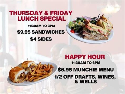 Lunch Specials, The Dram Shop Bar, Brooklyn, 7 December to 15 November ...