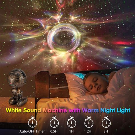Buy Robot Black Hole Galaxy Projector, Astronaut Star Projector Night ...