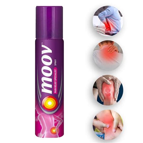 Moov Fast Pain Relief Spray - 80g | Suitable for Back Pain, Muscle Pain ...