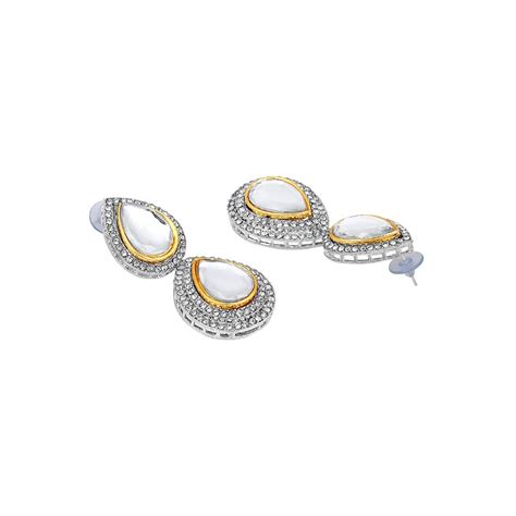 Asmitta Gold Plated Kundan Necklace Set – JewelEMarket