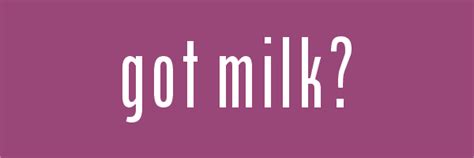 Got Milk Font