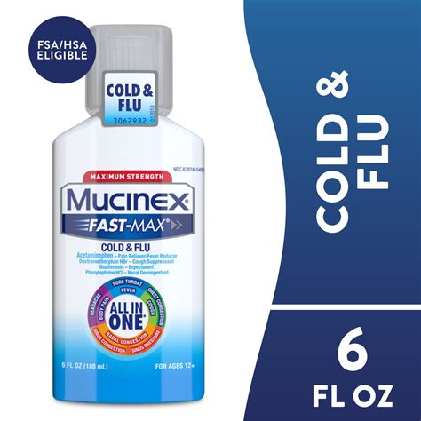 Mucinex Fast-Max Cold and Flu Medicine, Chest Falkland Islands | Ubuy