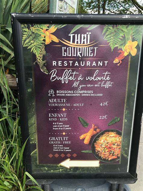 Speisekarte von Thai Gourmet, Brugelette