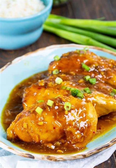 Slow Cooker Orange Chicken - Spicy Southern Kitchen