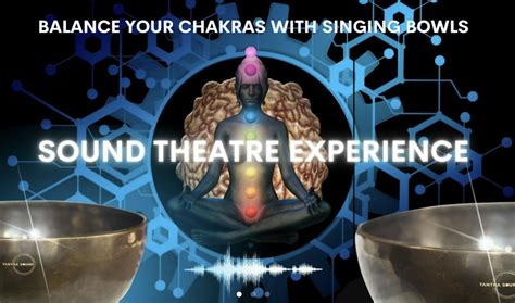 BALANCE YOUR CHAKRAS WITH SINGING BOWLS: SOUND EXPERIENCE WORKSHOP, 13 ...