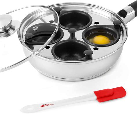 Egg Poacher Pan - Stainless Steel Poached Egg Cooker – Perfect Poached ...