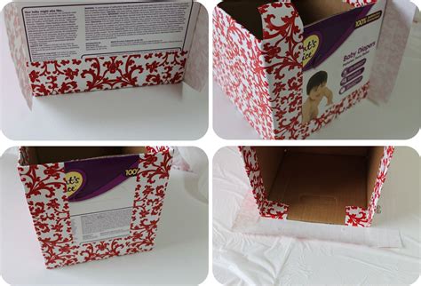 {DIY} How to Recycle Cardboard Boxes into Pretty Storage Boxes with ...