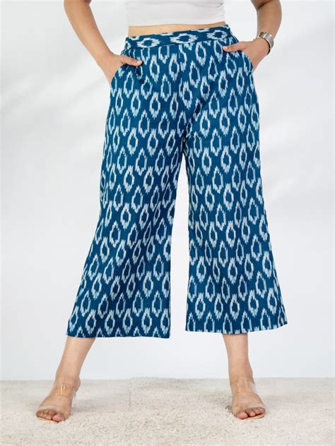Printed Cotton Culottes - Neelakshi for Women l Sizes XS to 8XL l ...