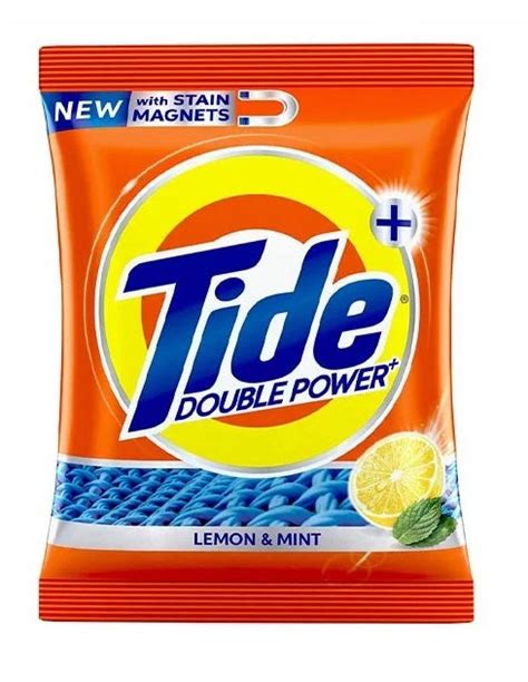 Tide Plus Double Power Lemon & Mint Detergent Powder, 95g – Fetch N Buy