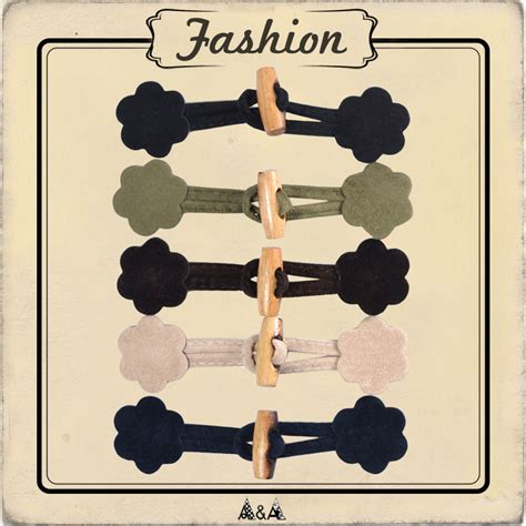 Brandebourg fleur enfant daim - A&A Patrons