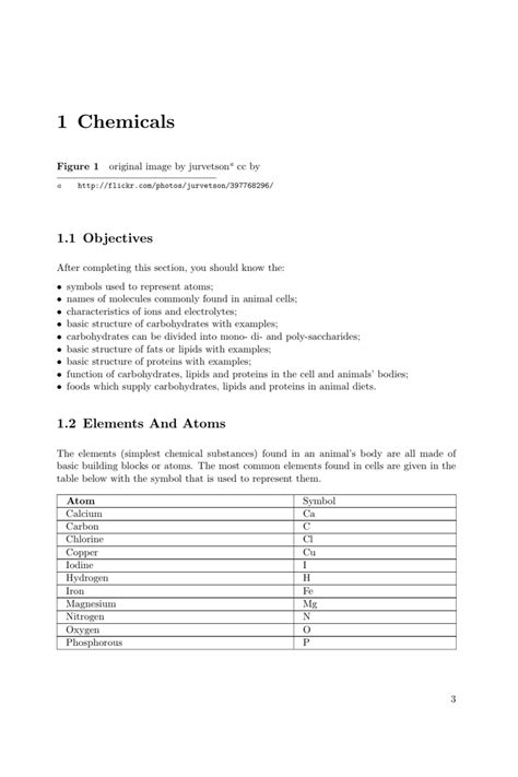 Chemicals(Elements and Atoms) - organic chemistry - Studocu