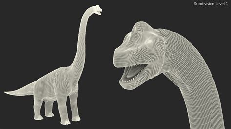 3D Brachiosaurus Altithorax Rigged | 3D Molier International